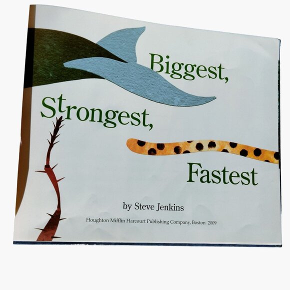 Biggest Strongest Fastest Hardcover Book Steve Jenkins - Picture 2 of 7